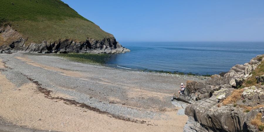 Cwmtydu cove